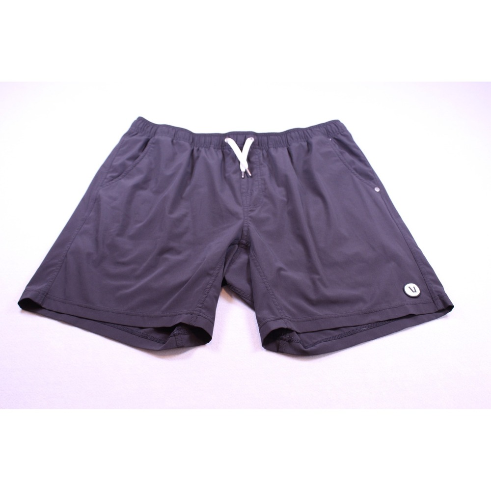 Vuori Banks Shorts Men's XXL Black Performance Athletic Gym 7.5"